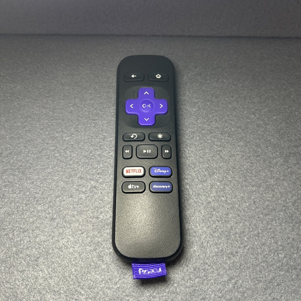 OEM ROKU TV REMOTE RC-ALIR 3226001237 RC16F-T13 NETFLIX/DISNEY/APPLETV/DISCOVERY